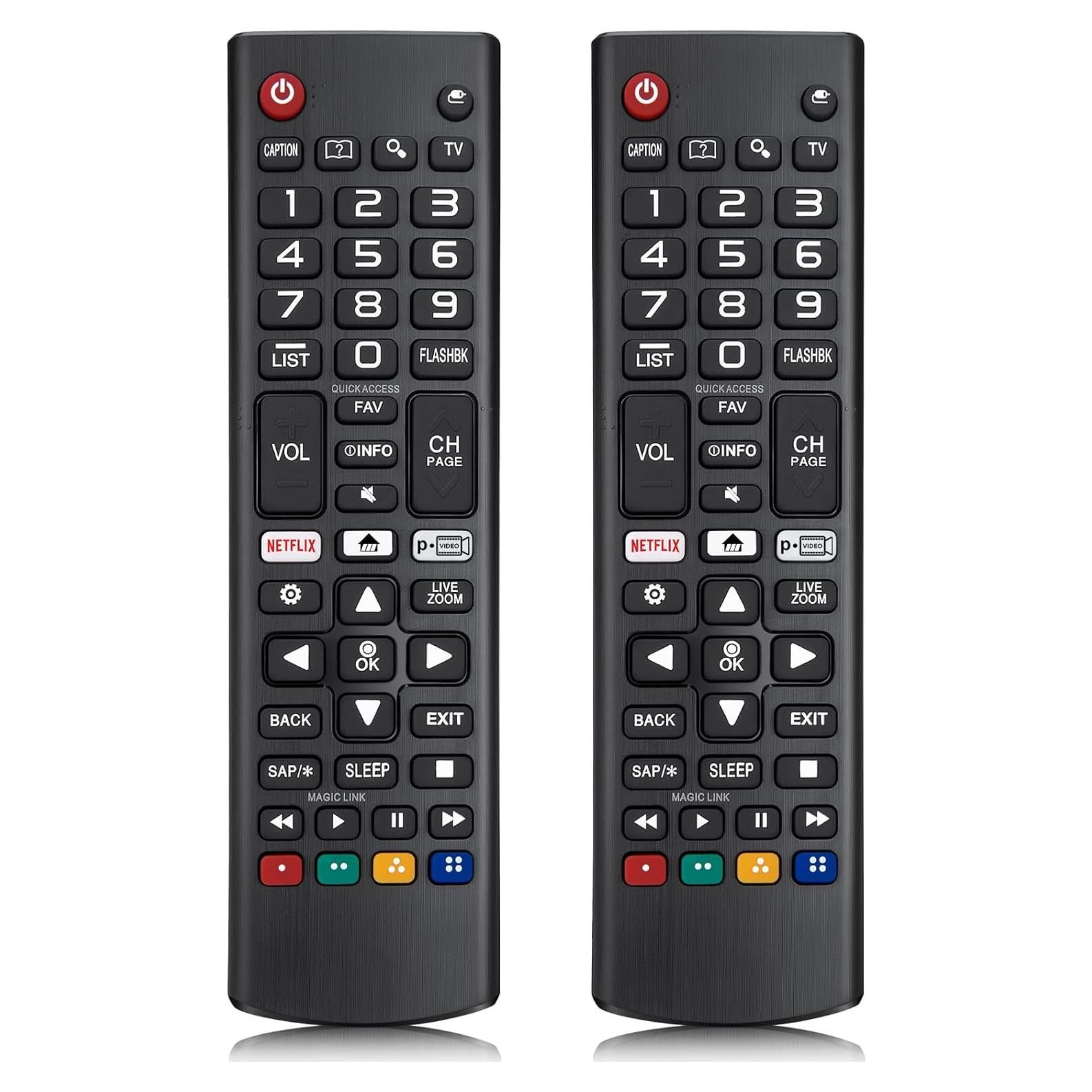 Control Remoto Universal LOUTOC para TV LG AKB75095307 - Acceso Directo a Netflix y Prime Video