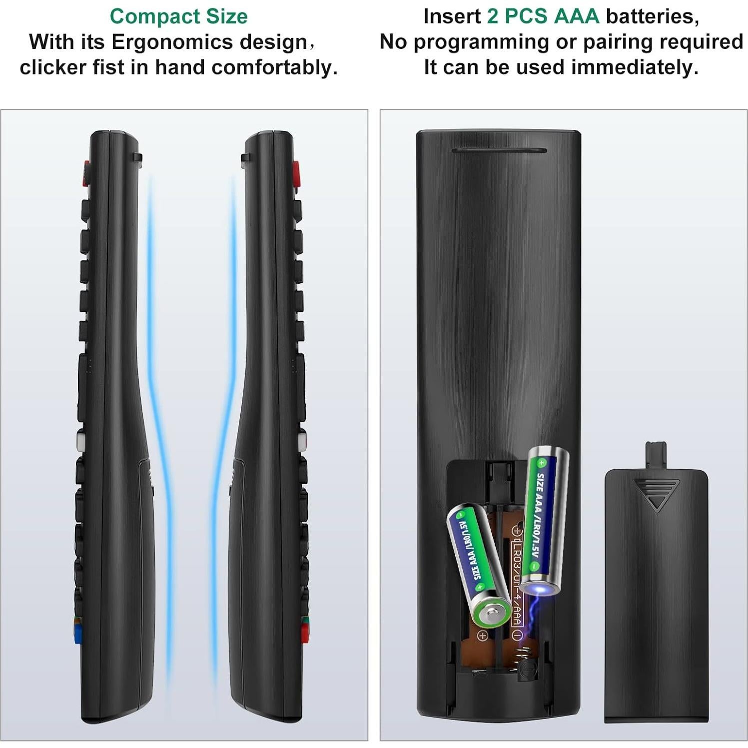 Control Remoto Universal LOUTOC para TV LG AKB75095307 - Acceso Directo a Netflix y Prime Video