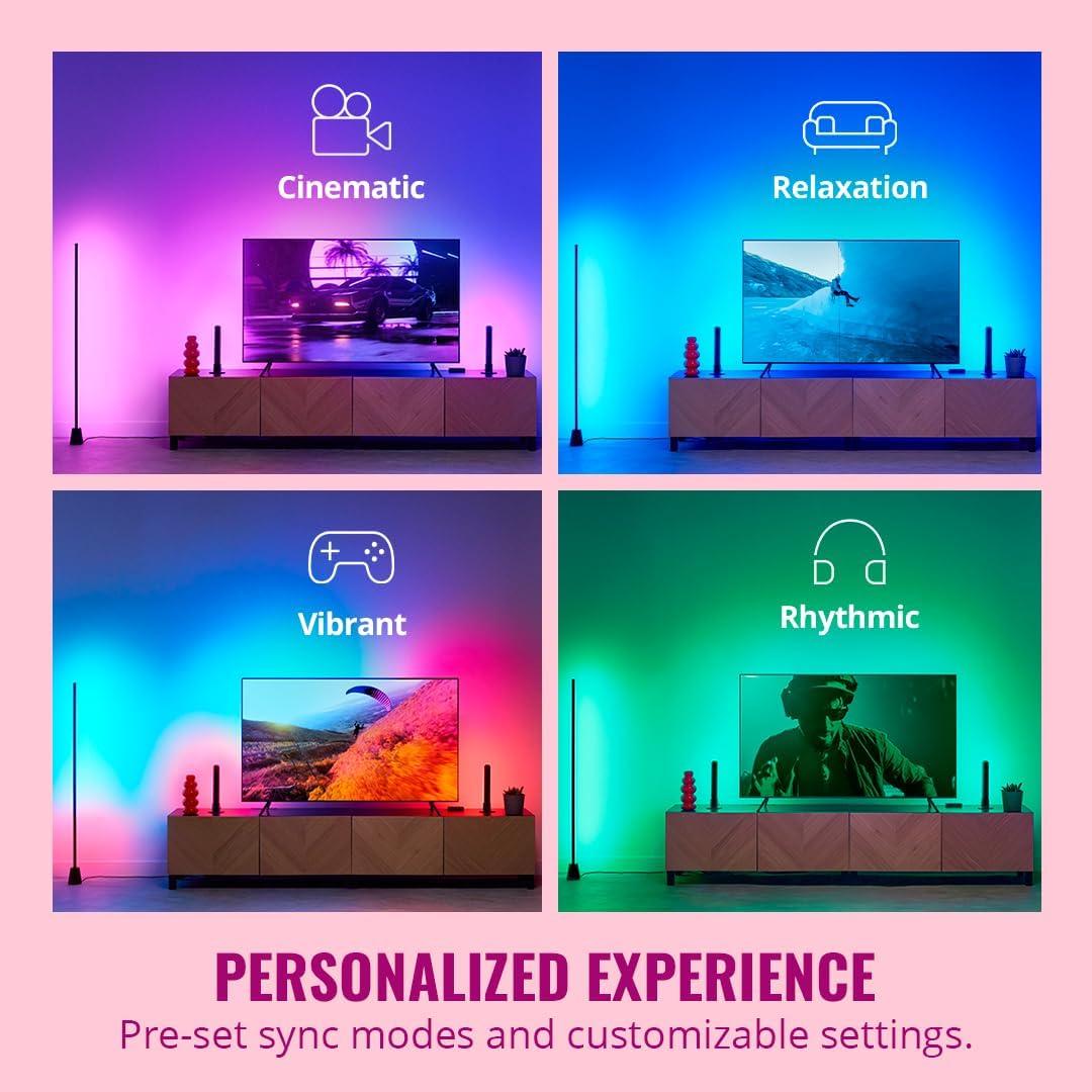 WiZ HDMI Sync Box - Luz de fondo para TV 55-65" 4K 60Hz