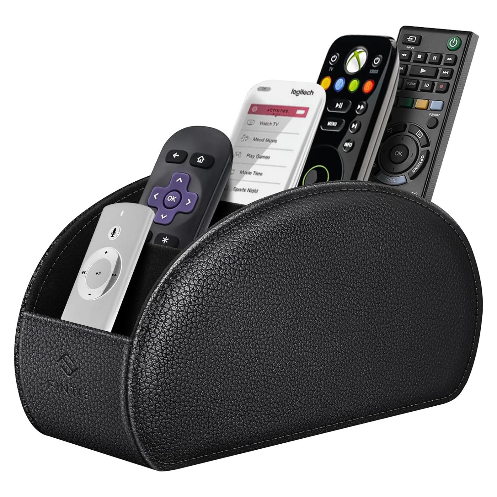 Organizador de Escritorio Fintie 5 Compartimentos Cuero Vegano Negro