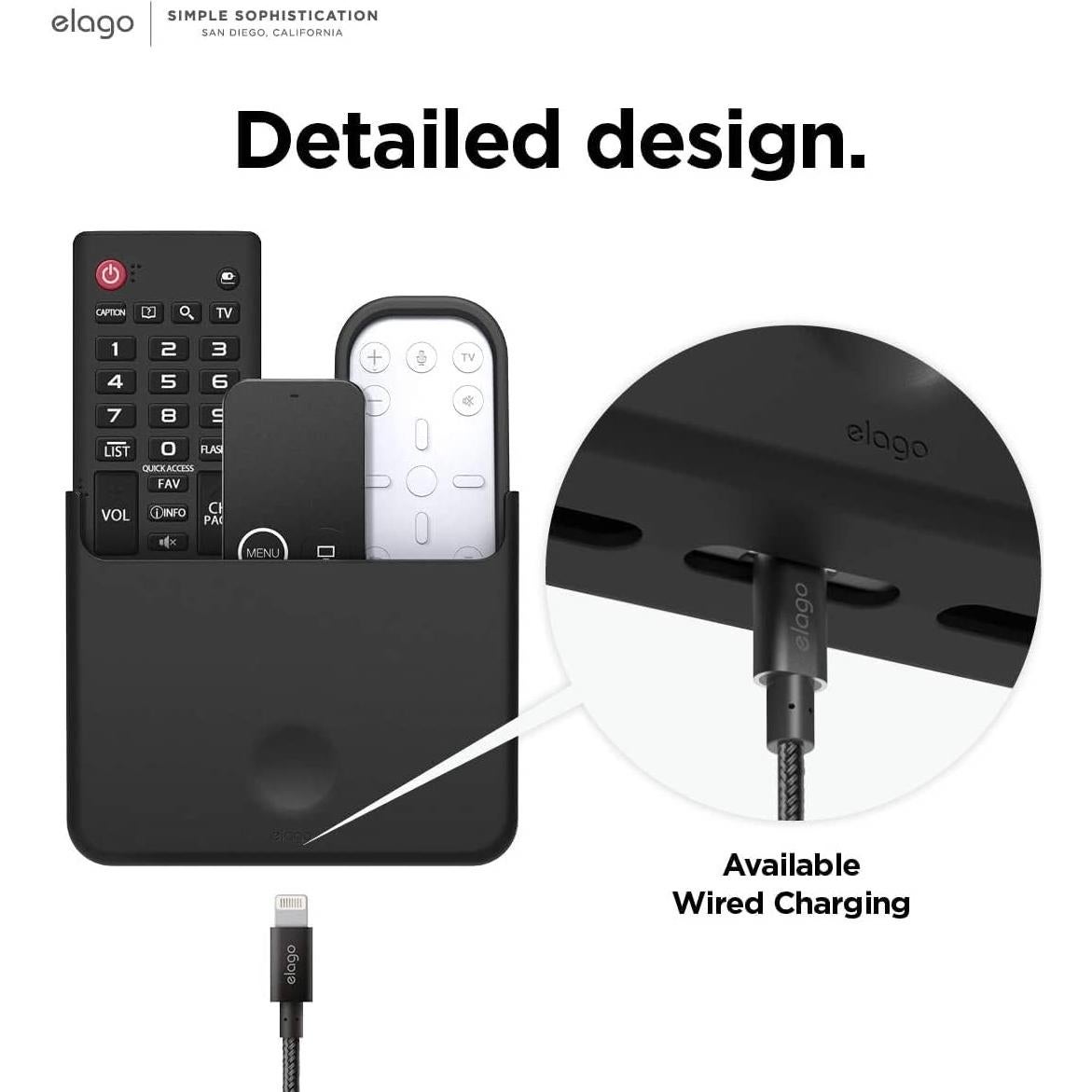 Soporte Universal para Control Remoto elago EST-R-HOLD-L-BK Negro