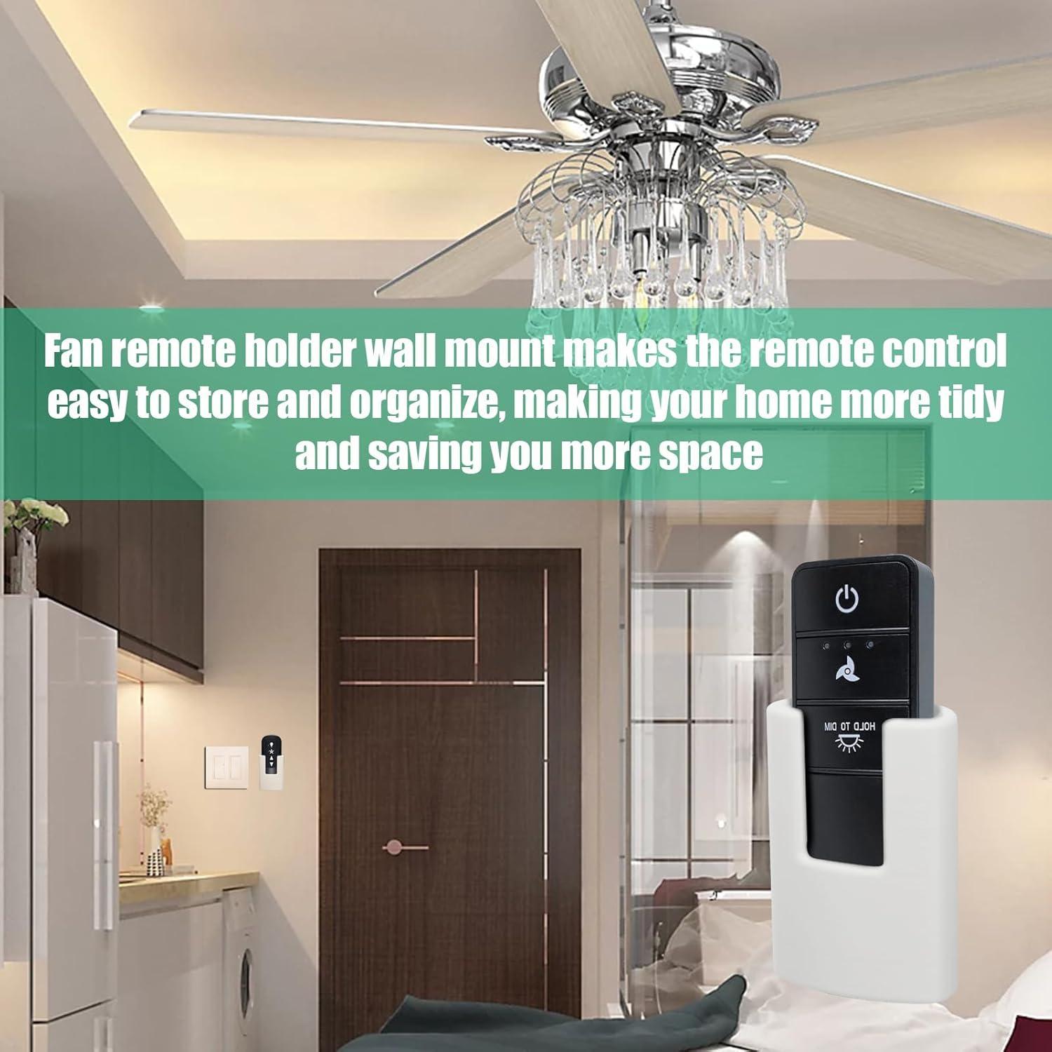 Soporte de Pared para Control Remoto Ventilador Hunter K5579 K5580 - Paquete de 2