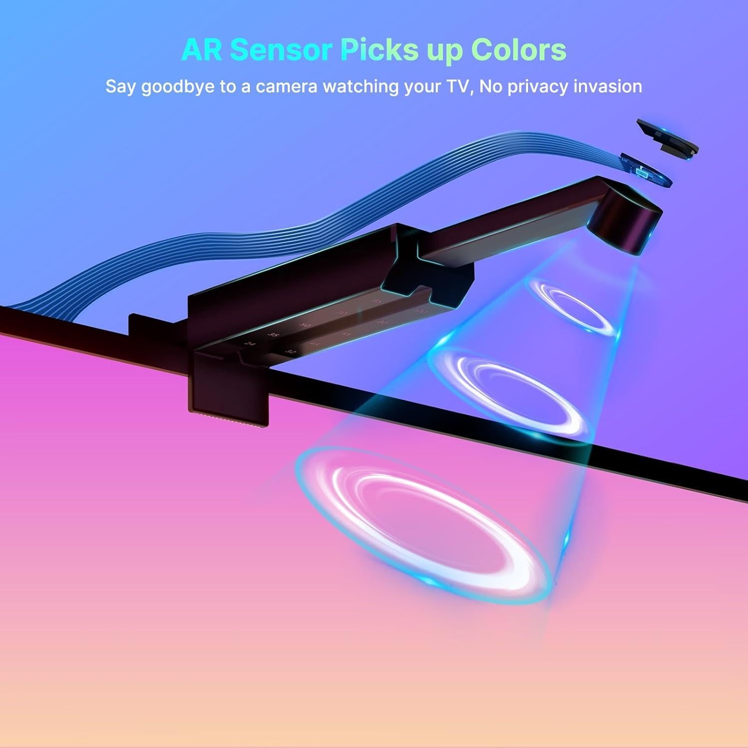 Luces LED inteligentes DeerTalk AR para TV 24-100" 4.5m RGB