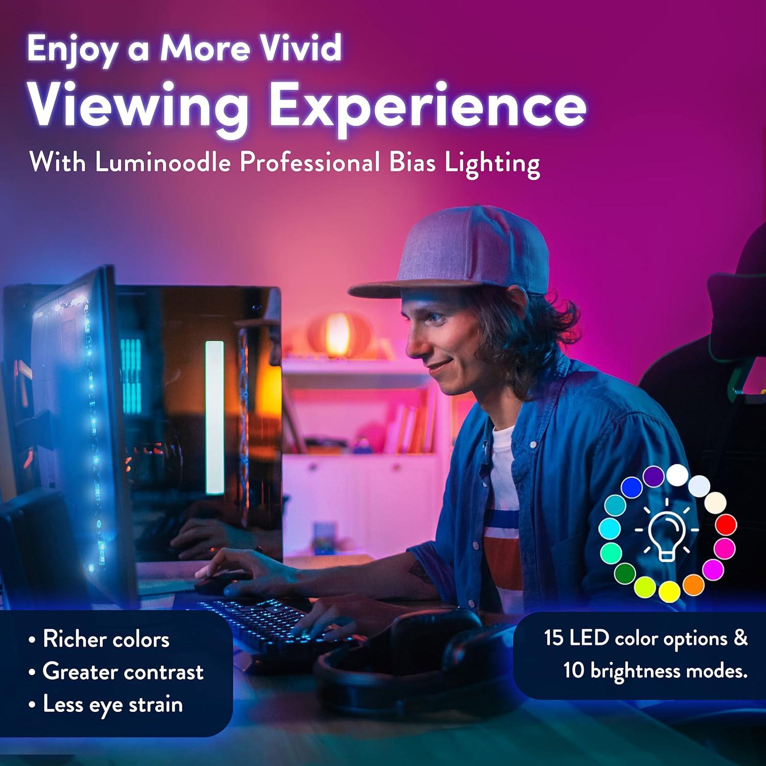 Luces LED Power Practical para TV 152-203 cm con control remoto