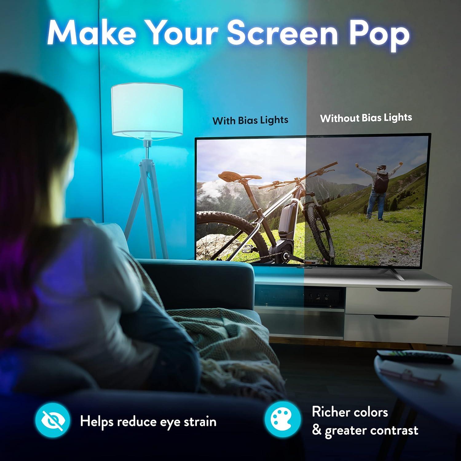 Luces LED Power Practical para TV 152-203 cm con control remoto