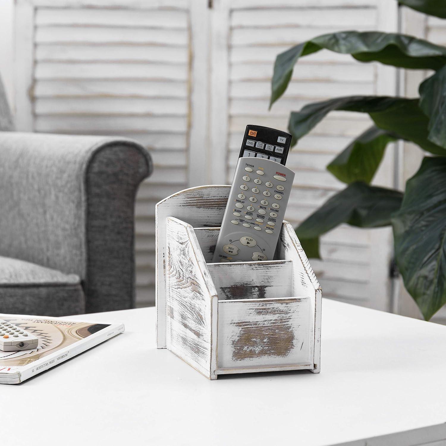 Soporte Organizador de Control Remoto MyGift 3 Compartimentos