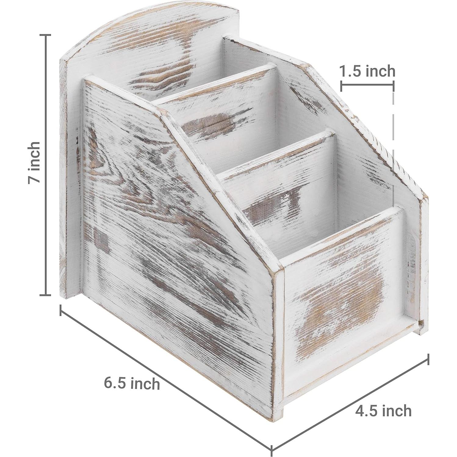 Soporte Organizador de Control Remoto MyGift 3 Compartimentos