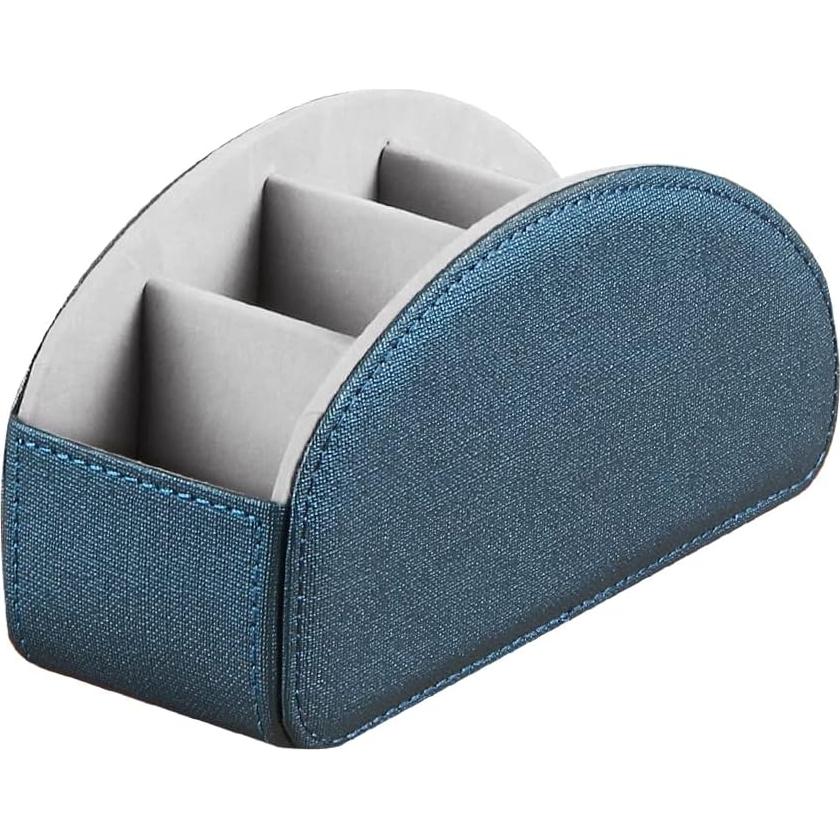Soporte Organizador de Control Remoto Laikesj Azul 5 Compartimentos