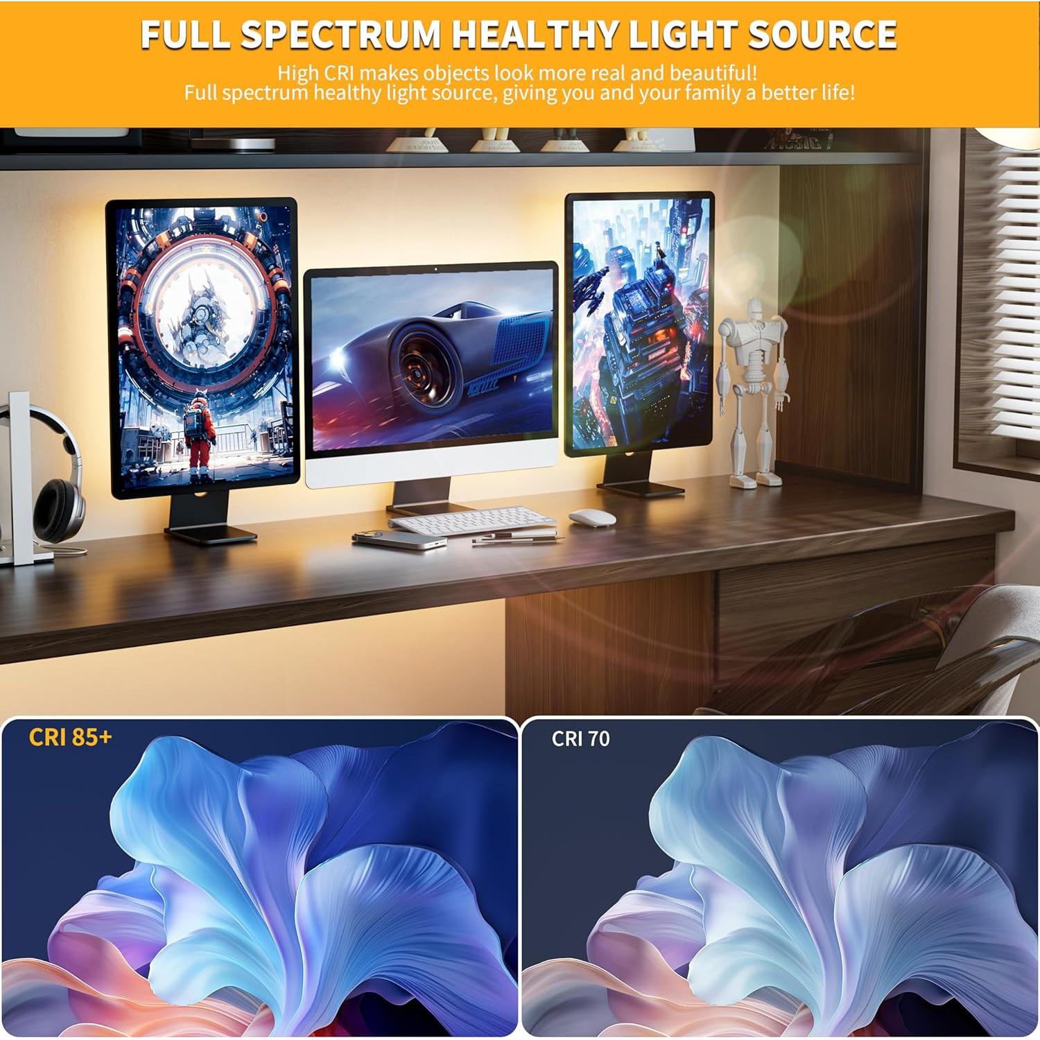 Tira LED COB PAUTIX 2m 3000K USB Dimmable 640 LEDs