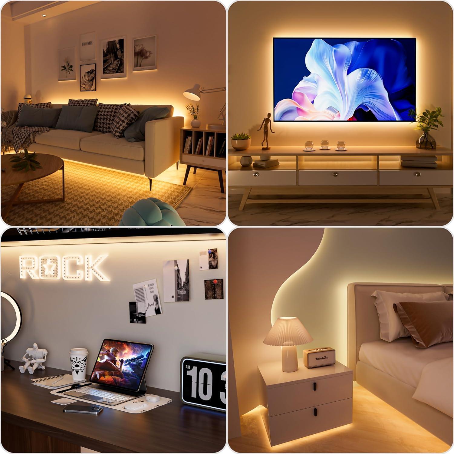 Tira LED COB PAUTIX 2m 3000K USB Dimmable 640 LEDs