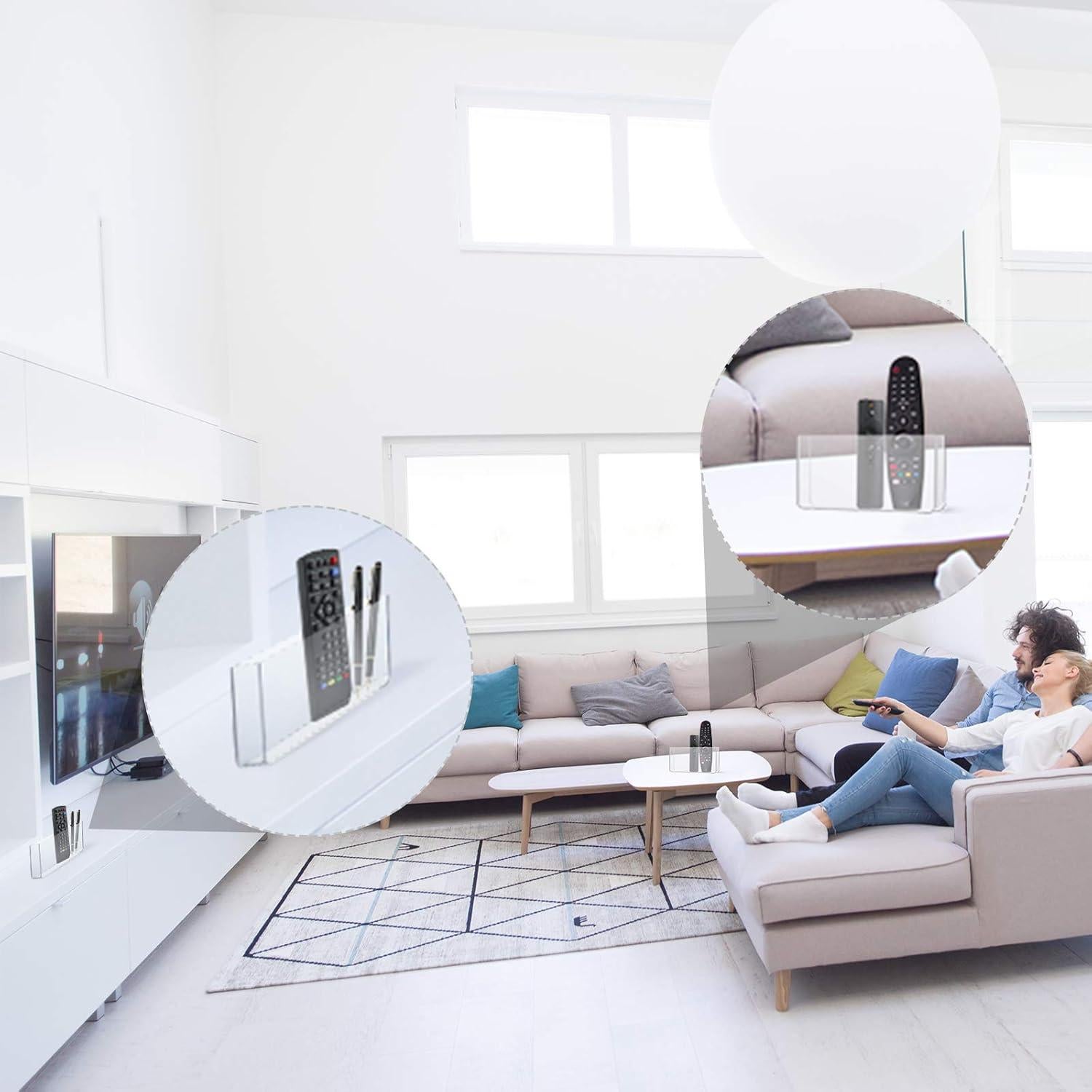 Soporte de Control Remoto Jetec 2 Piezas Acrílico Transparente