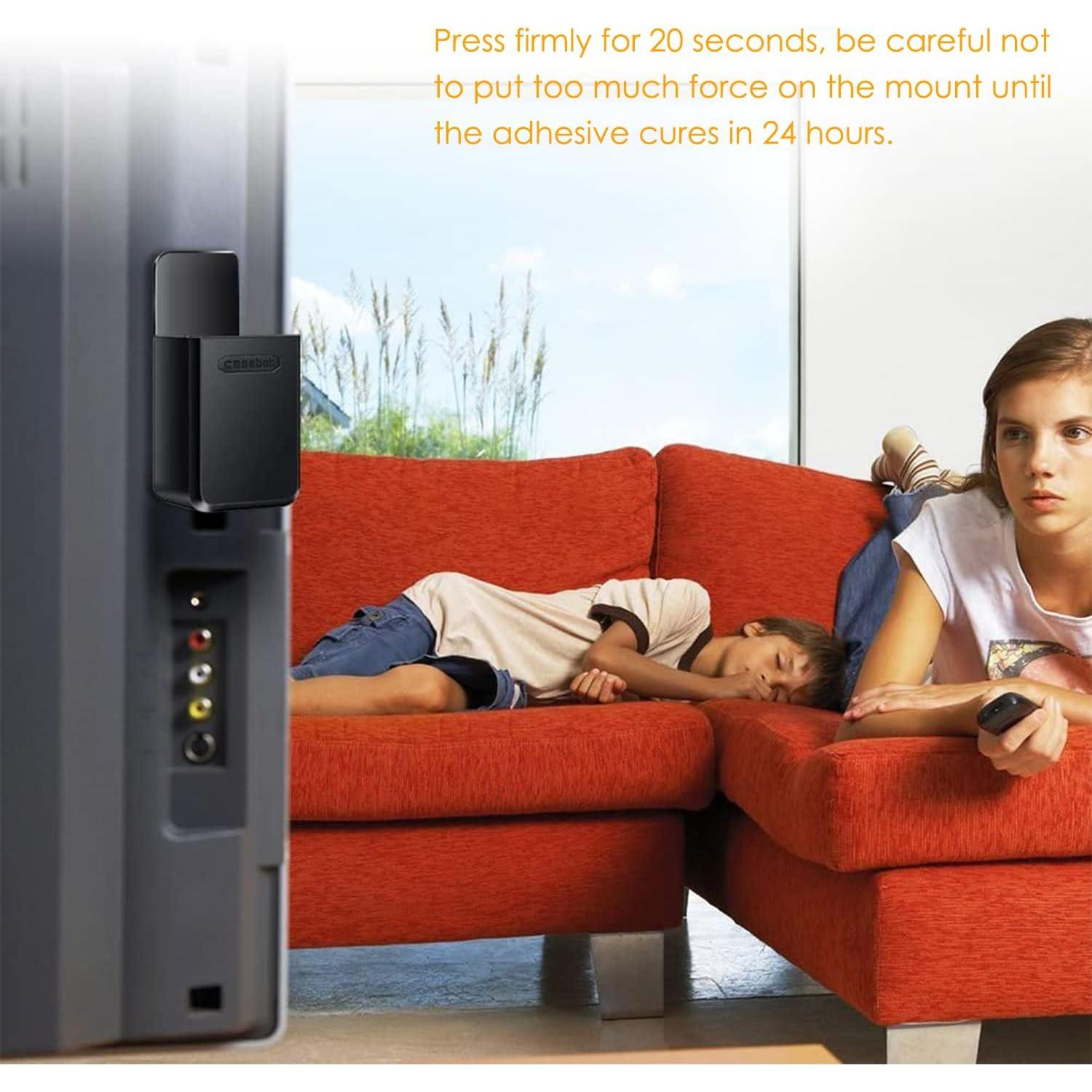 Soporte para Control Remoto Fintie Negro para Apple TV 4K y Roku