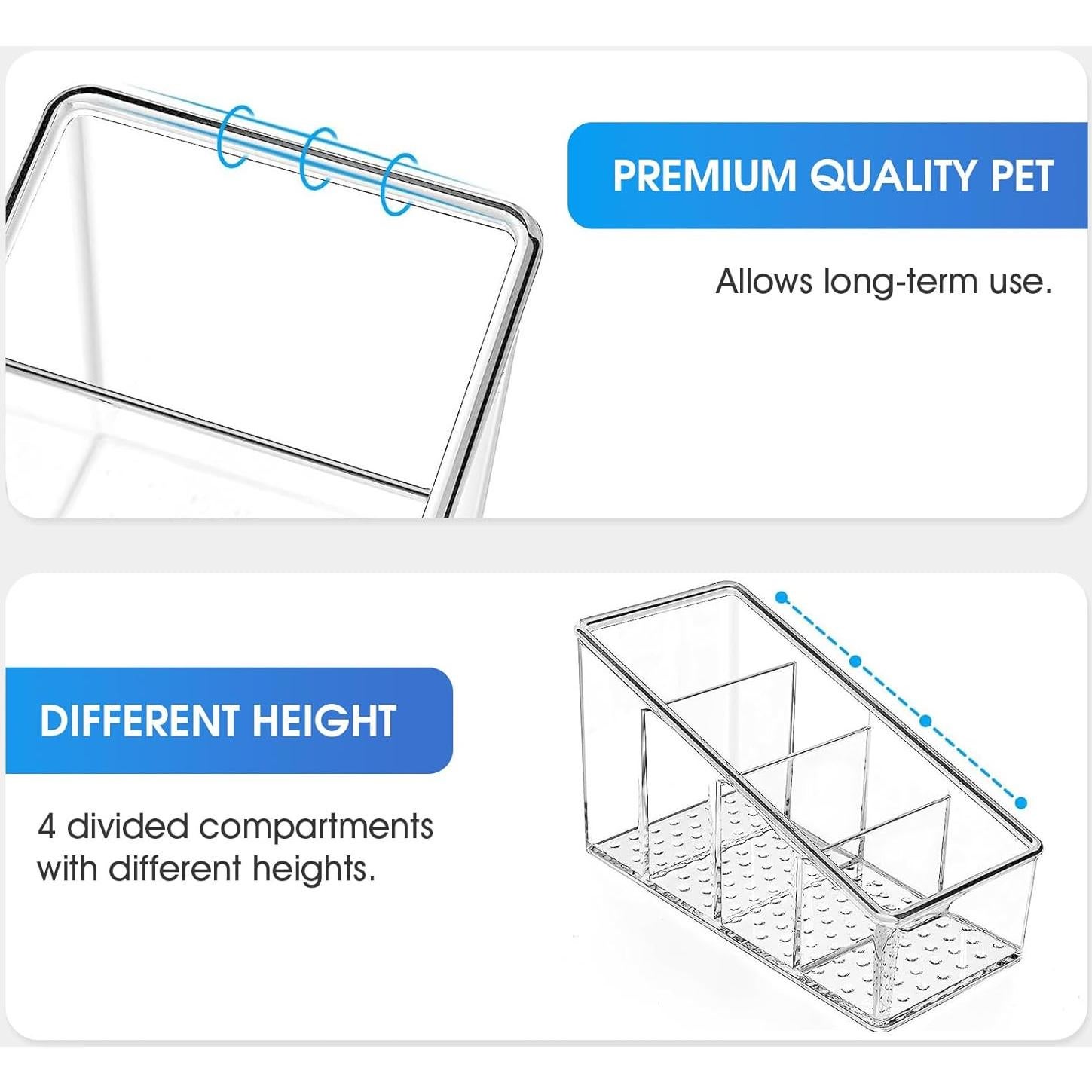 Soporte Organizador para Control Remoto MaxGear Transparente 2 Piezas