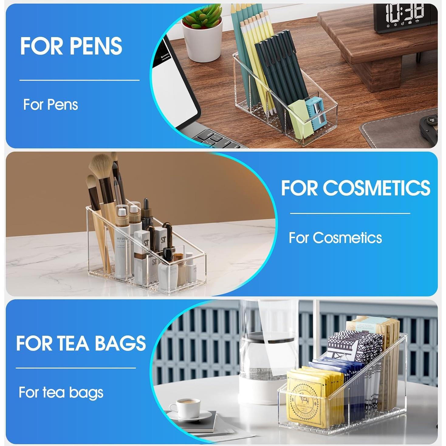 Soporte Organizador para Control Remoto MaxGear Transparente 2 Piezas