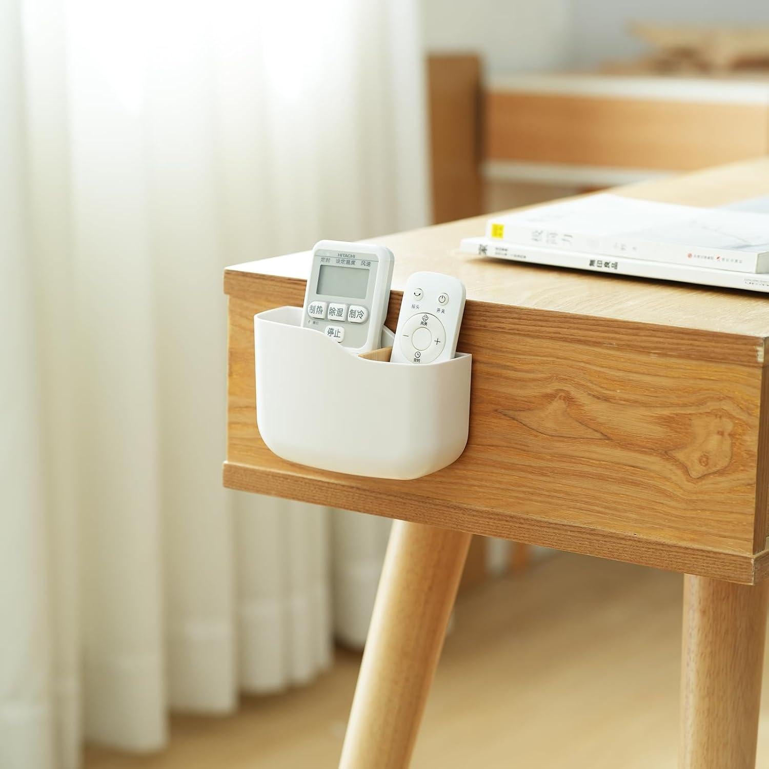 Soporte Adhesivo para Control Remoto SUNFICON Blanco 14x5x9cm