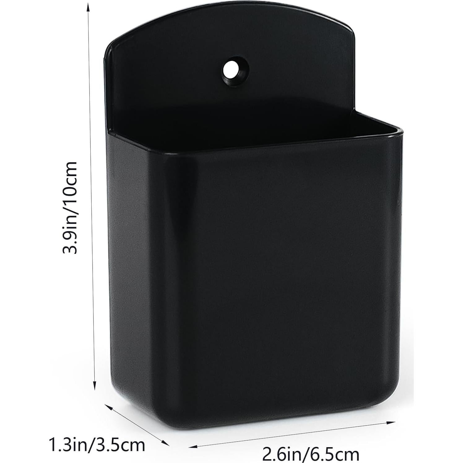 Soporte de Control Remoto SIBRANT 2 Pcs Autoadhesivo Negro