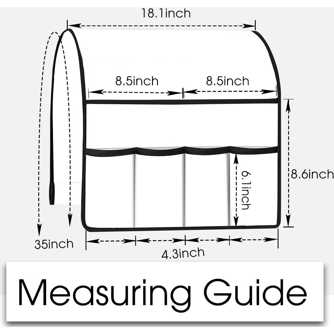 Caddy Organizador de Reposabrazos Joywell Chocolate 6 Bolsillos