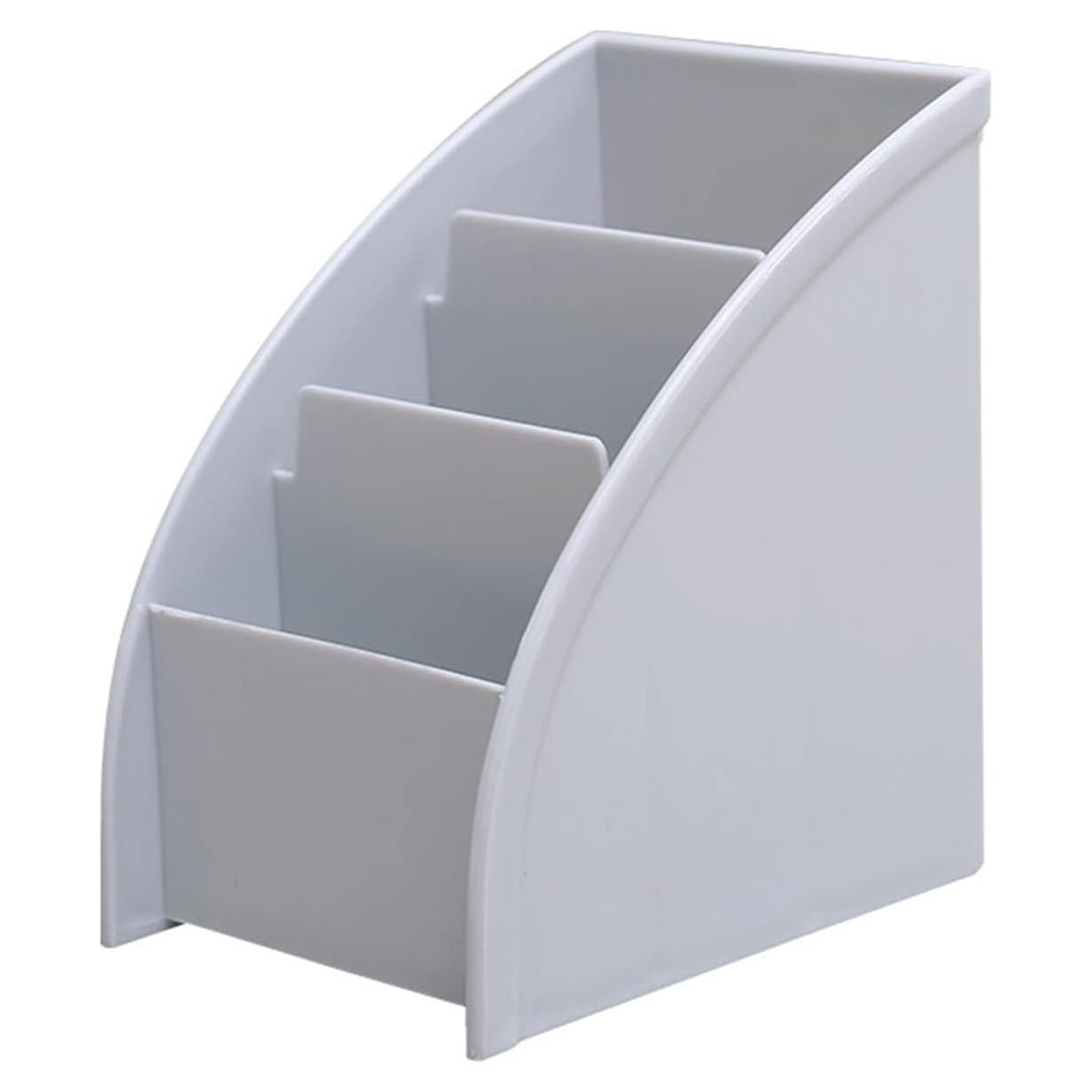 Organizador de Escritorio Trapezoidal XEERAANG Rojo Metálico