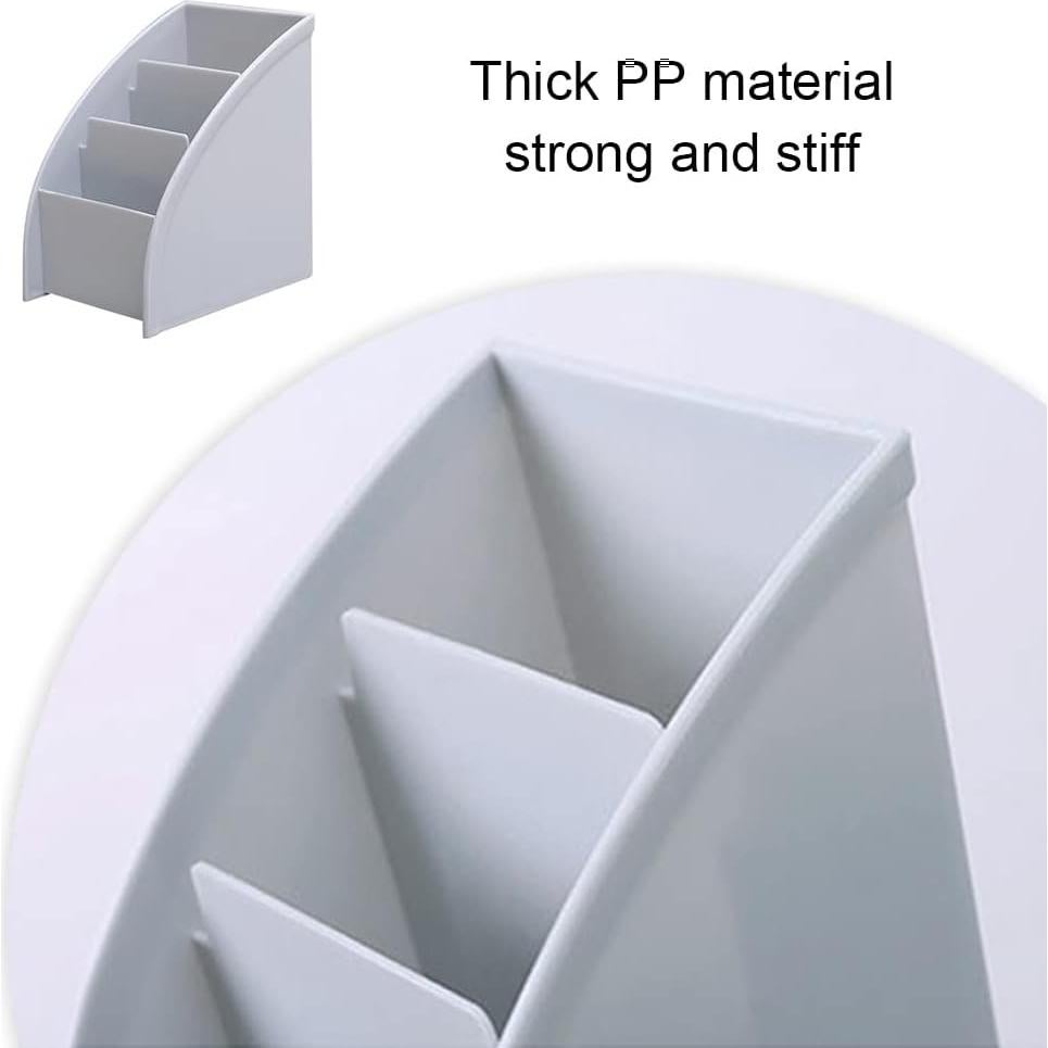 Organizador de Escritorio Trapezoidal XEERAANG Rojo Metálico