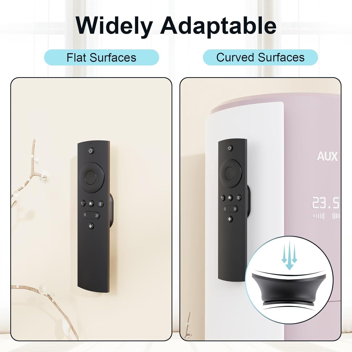 Soporte Magnético Autoadhesivo para Control Remoto Vaszu - 6 Unidades