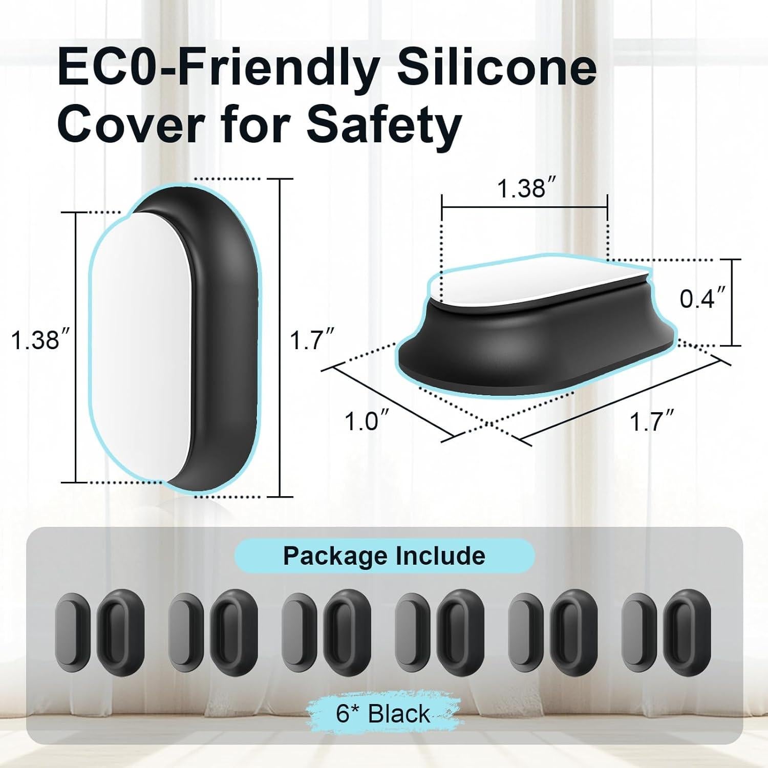 Soporte Magnético Autoadhesivo para Control Remoto Vaszu - 6 Unidades