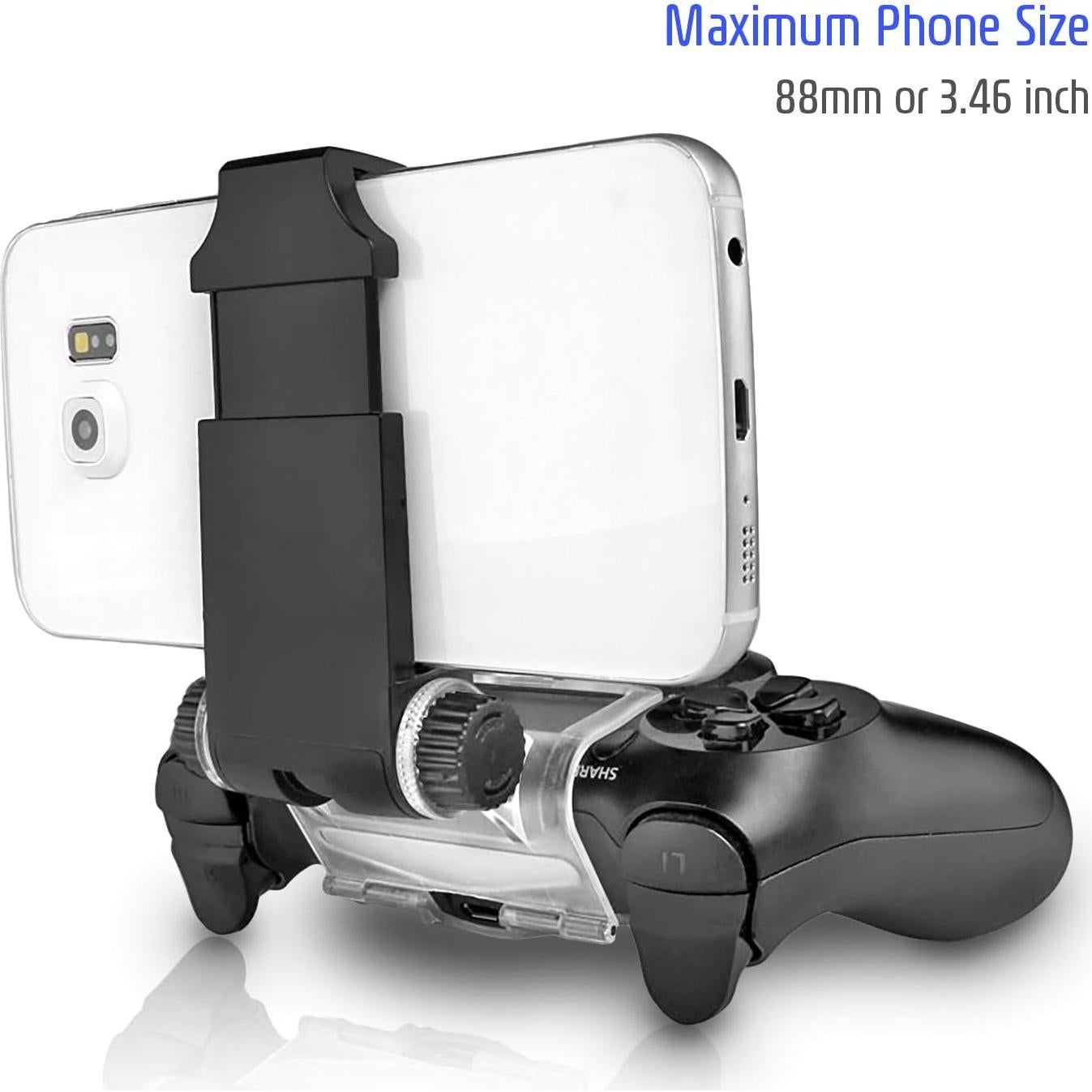 Soporte para Teléfono de Controlador PS4 ADZ - Clip Ajustable para Dualshock 4