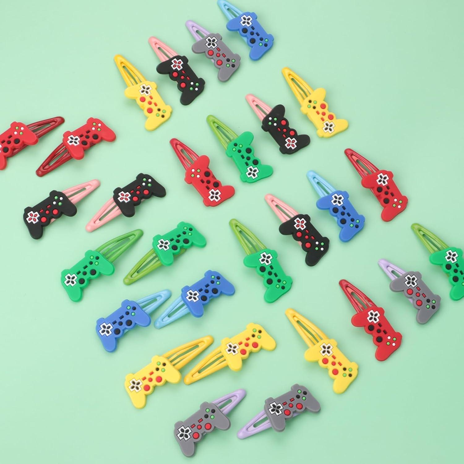 30 Clips para el Cabello de Videojuegos Alomois - Antideslizantes