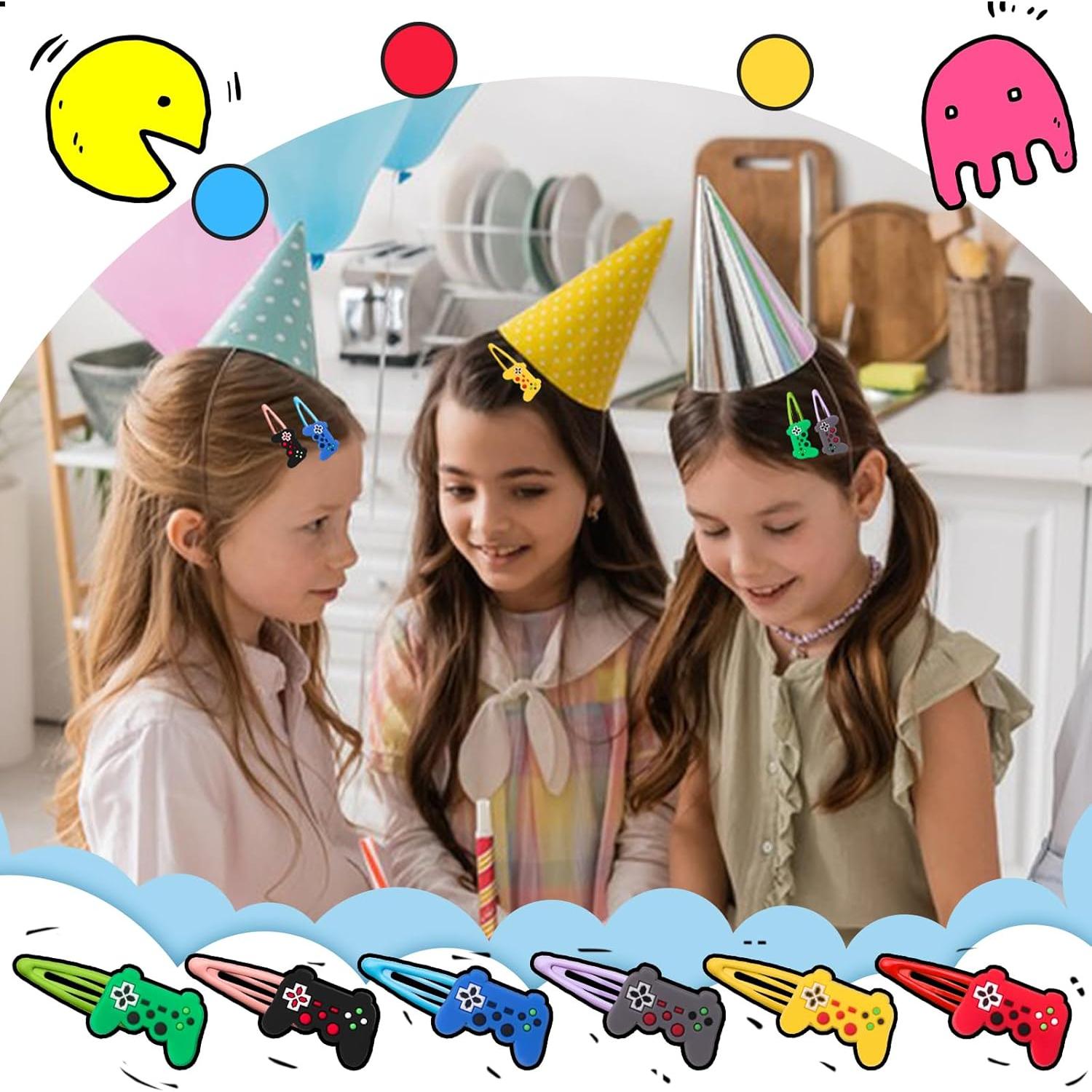 30 Clips para el Cabello de Videojuegos Alomois - Antideslizantes