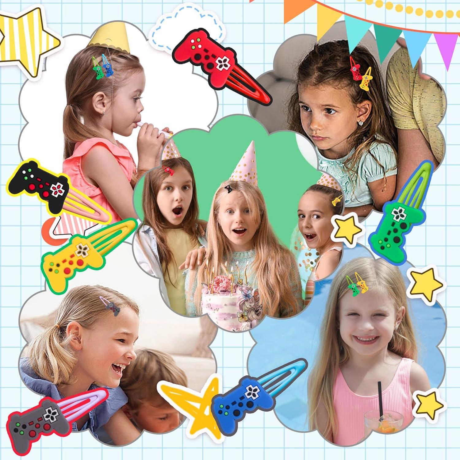 30 Clips para el Cabello de Videojuegos Alomois - Antideslizantes