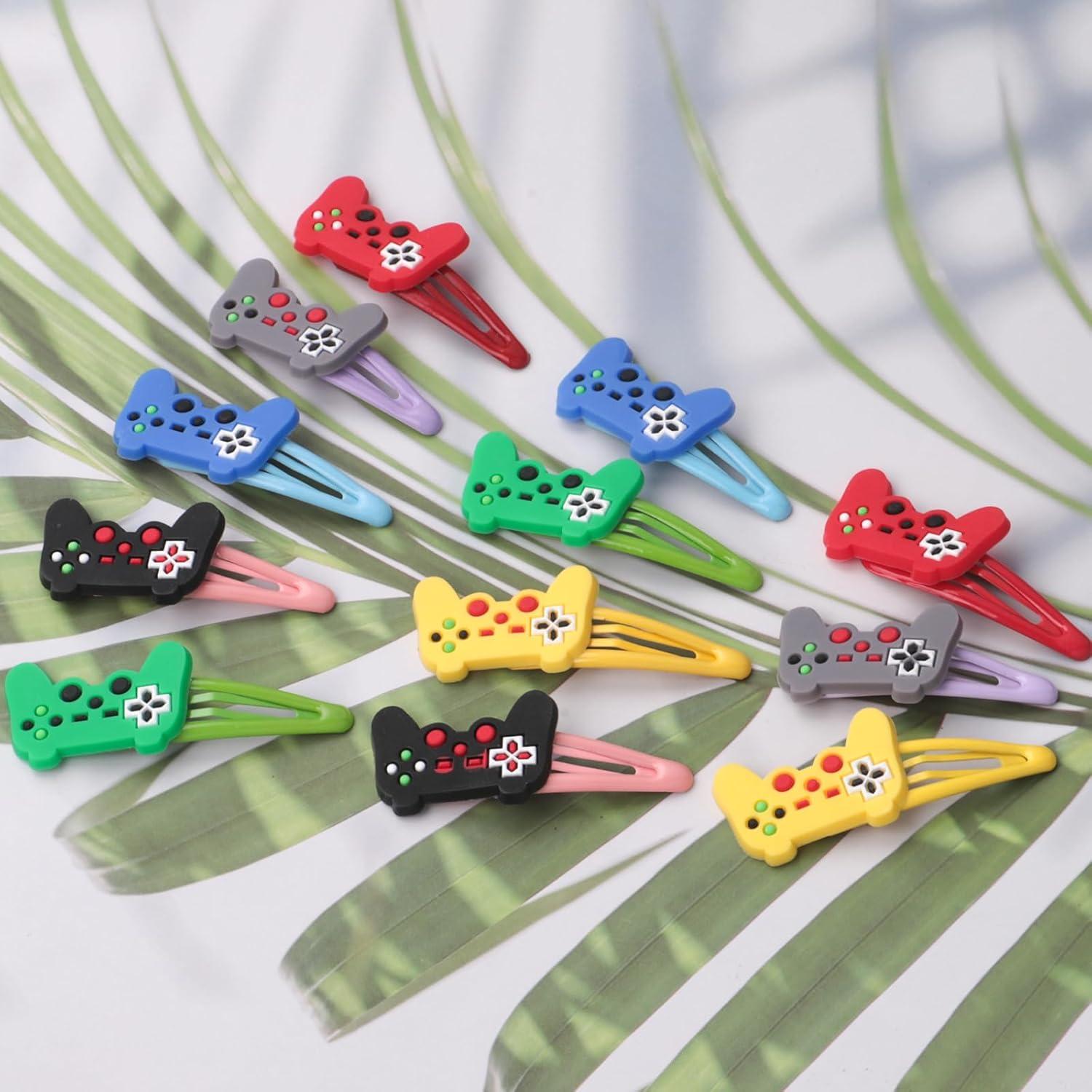 30 Clips para el Cabello de Videojuegos Alomois - Antideslizantes