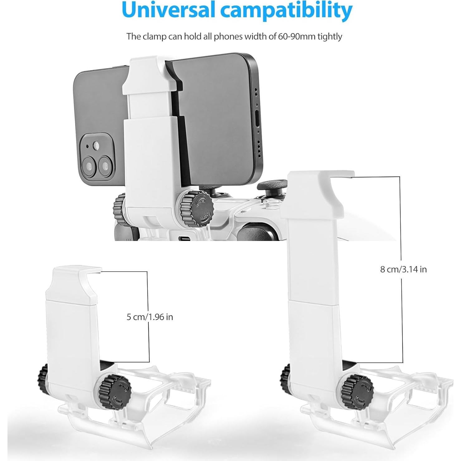 Soporte Clip para Teléfono ICESPRING PS5 Ajustable 0-270°