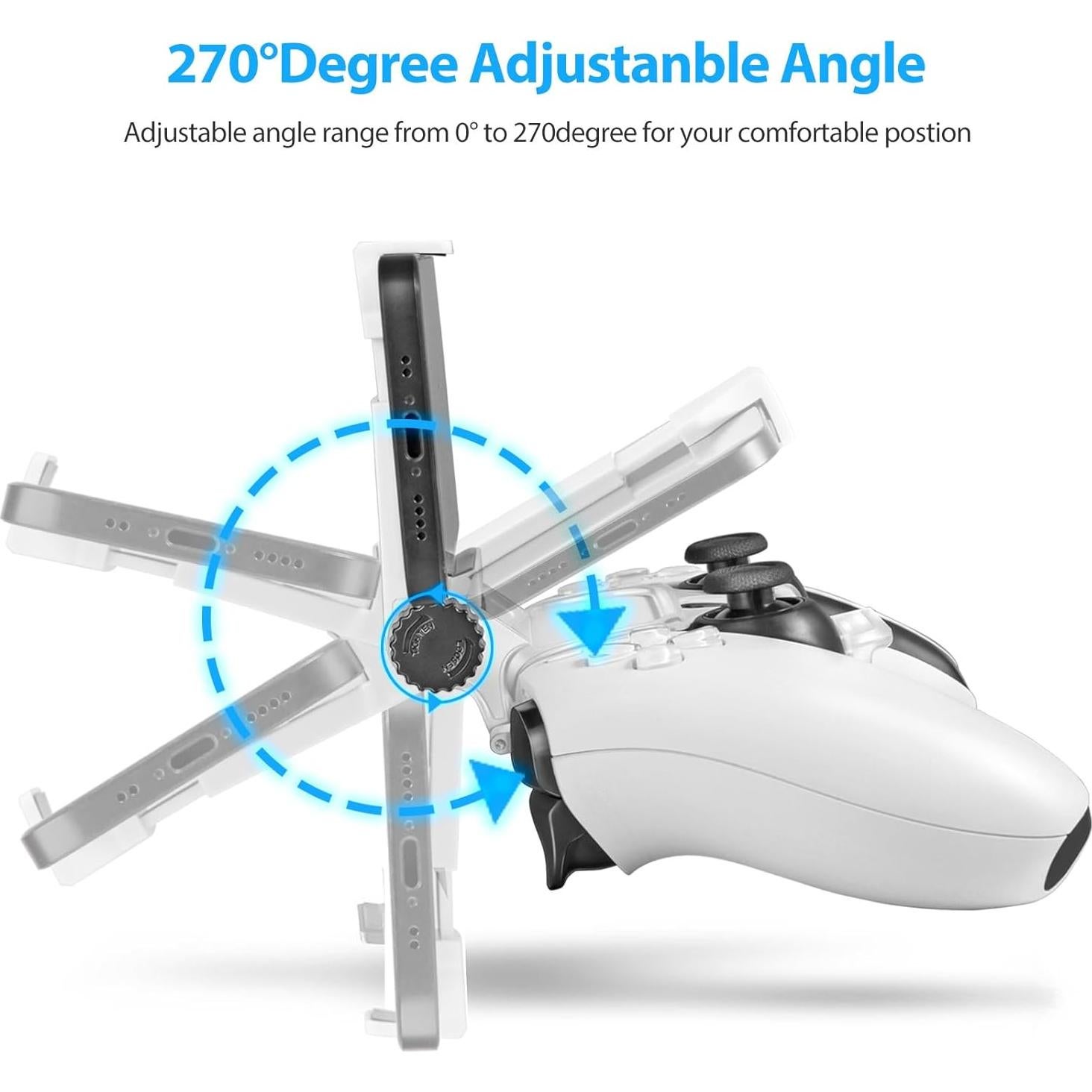 Soporte Clip para Teléfono ICESPRING PS5 Ajustable 0-270°