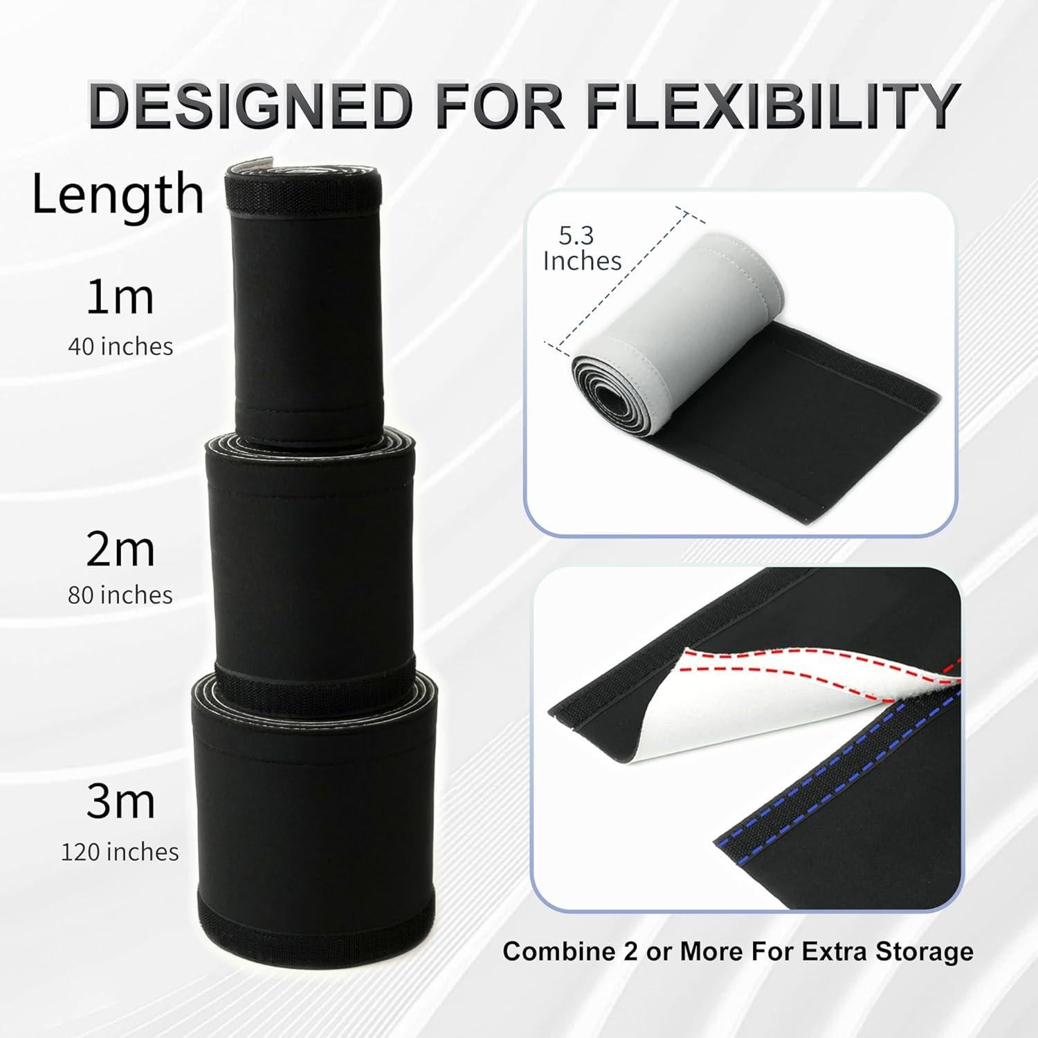 Manga Organizador de Cables Neopreno 3m CableGeeker 3.8cm