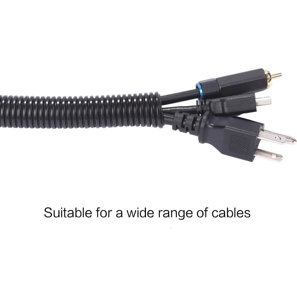 Tubo de Loom de Alambre Dividido Alex Tech 7.62m Negro