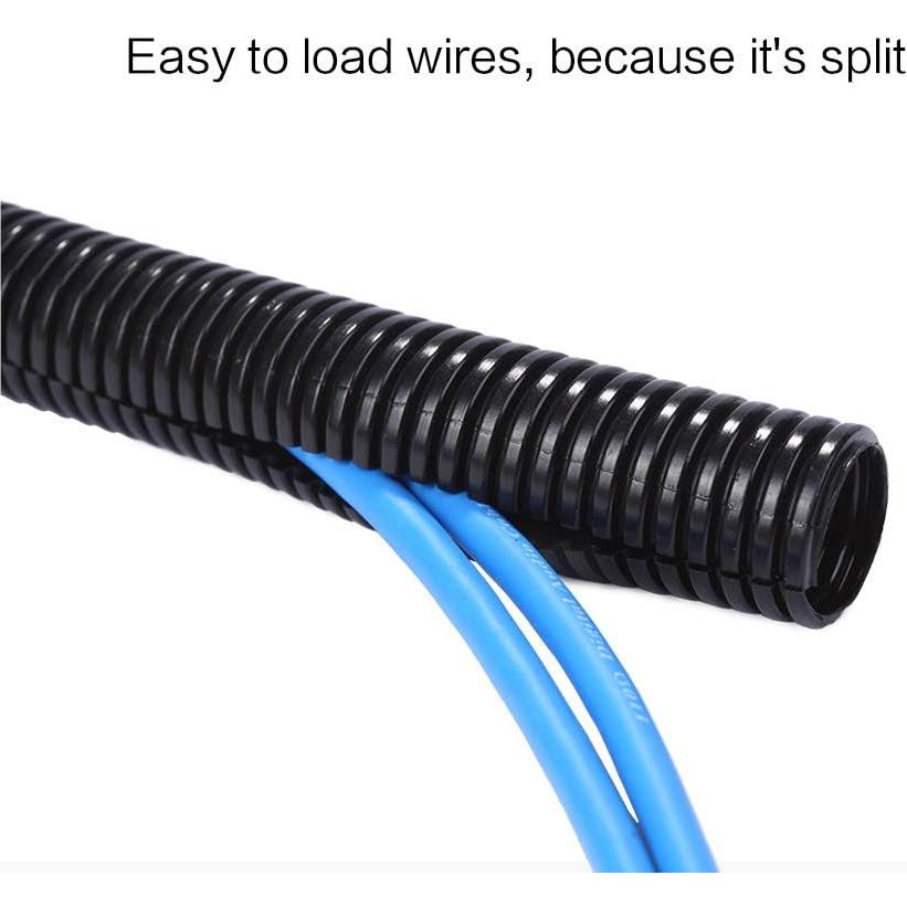 Tubo de Loom de Alambre Dividido Alex Tech 7.62m Negro