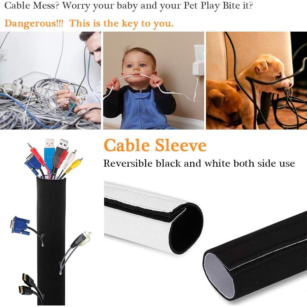 Organizador de Cables Neopreno 120 cm Davidsons Cortable DIY