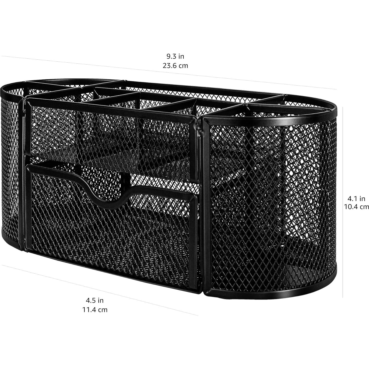 Organizador de Oficina de Malla Amazon Basics 23.5x11.5cm