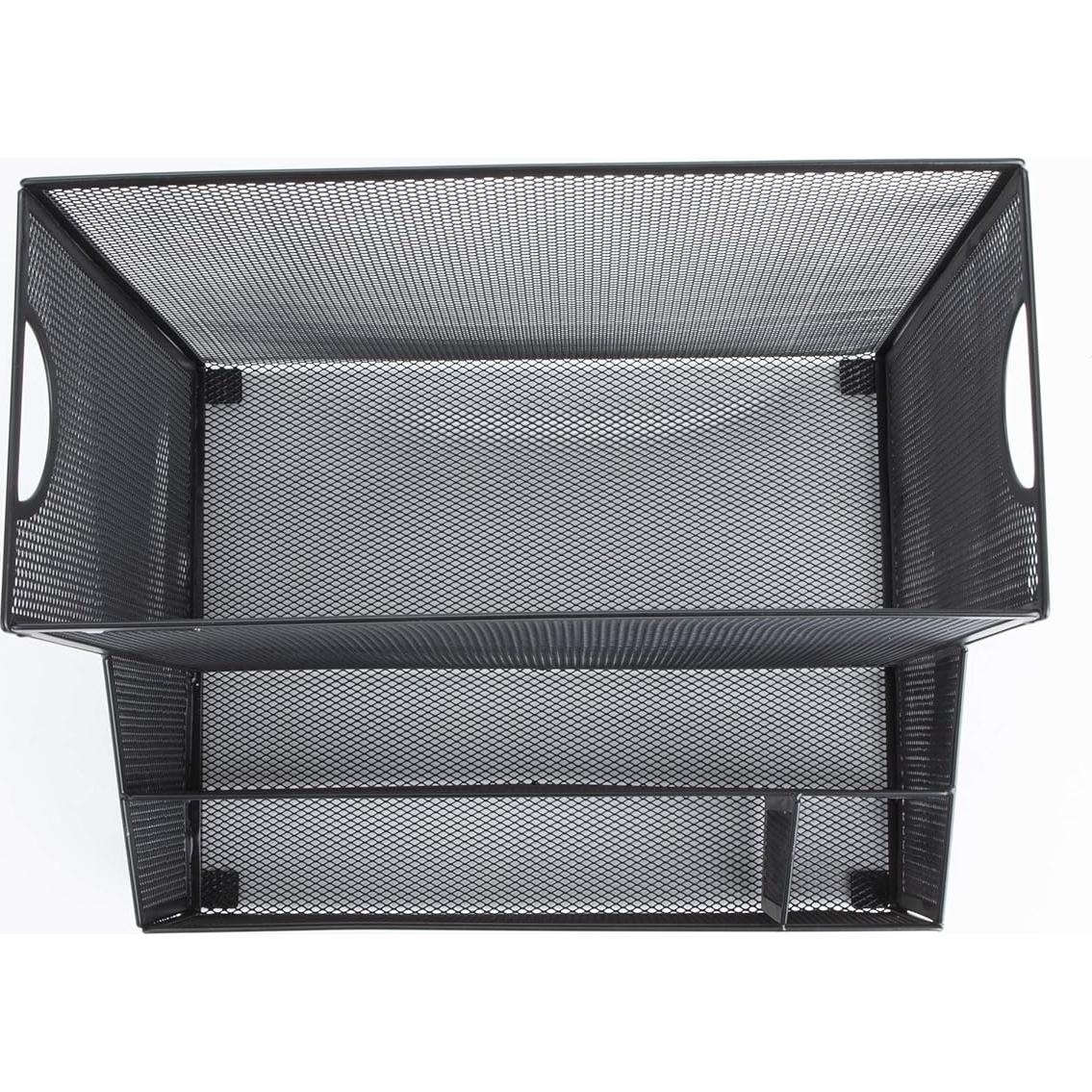 Organizador de Escritorio Mind Reader 4 Compartimentos Metal Negro