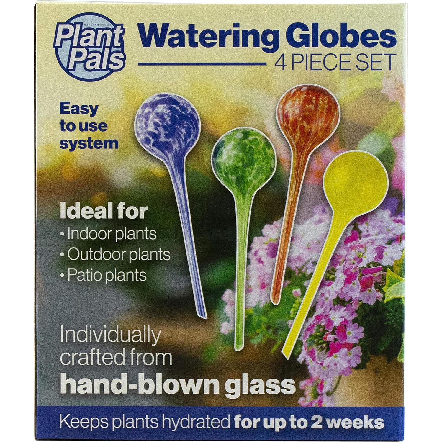 Set de 4 Globos de Riego Wyndham House - Vidrio Soplado 30cm