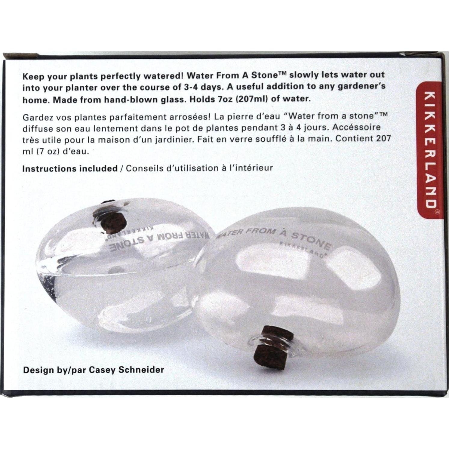 Juego de 2 Esferas de Vidrio Soplado Kikkerland para Autorriego