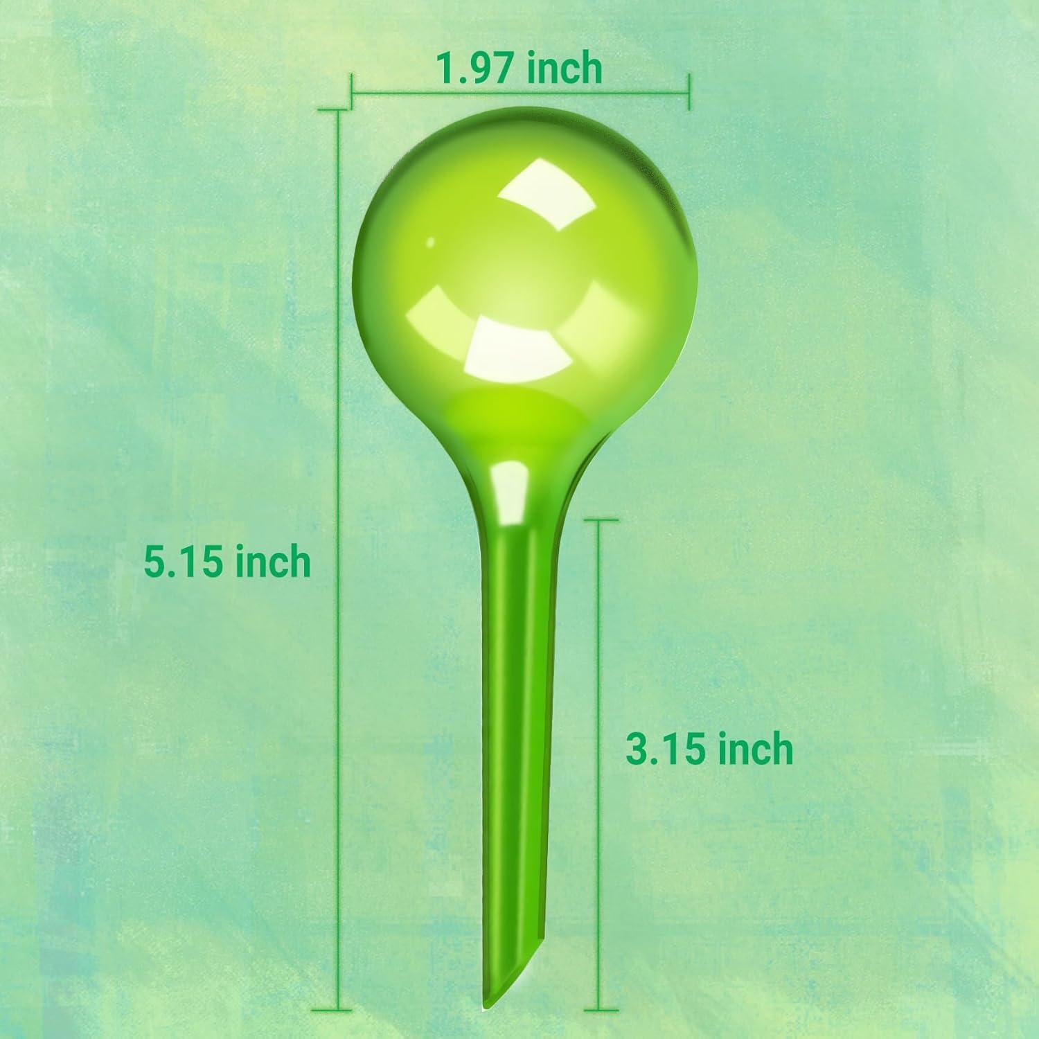 Esferas de Riego Automático WHTCHSU - 2 Unidades Verde 13.1x4.9cm