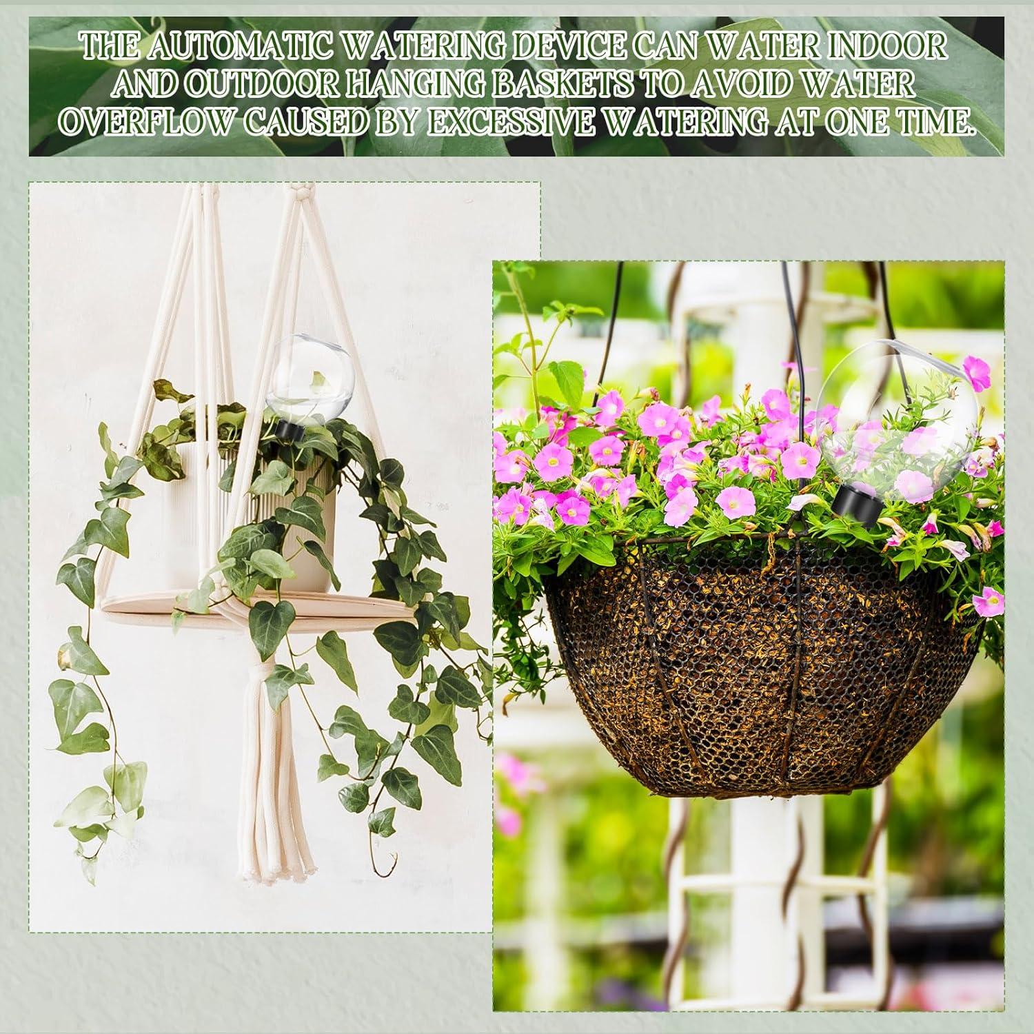 Esferas de Riego Automáticas Domensi 4 Pcs 500 ml Jardín