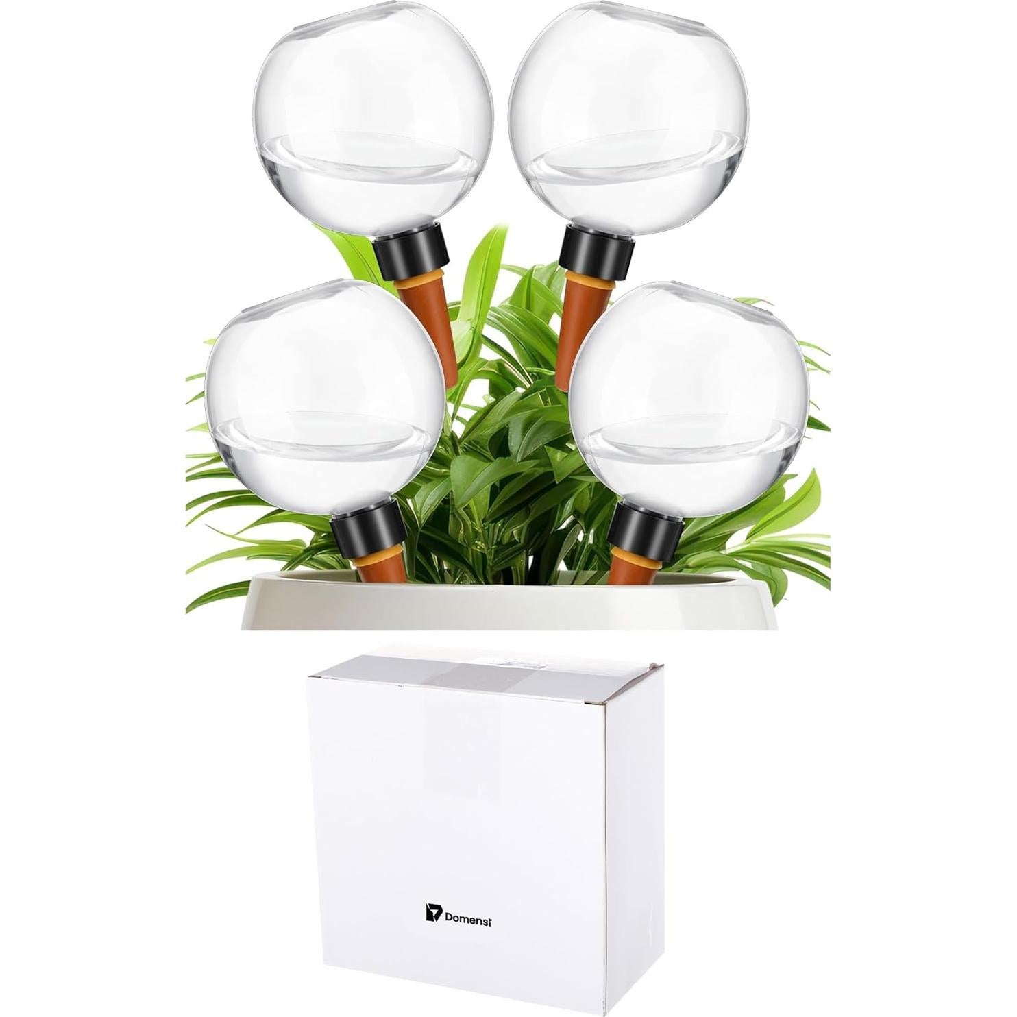 Esferas de Riego Automáticas Domensi 4 Pcs 500 ml Jardín