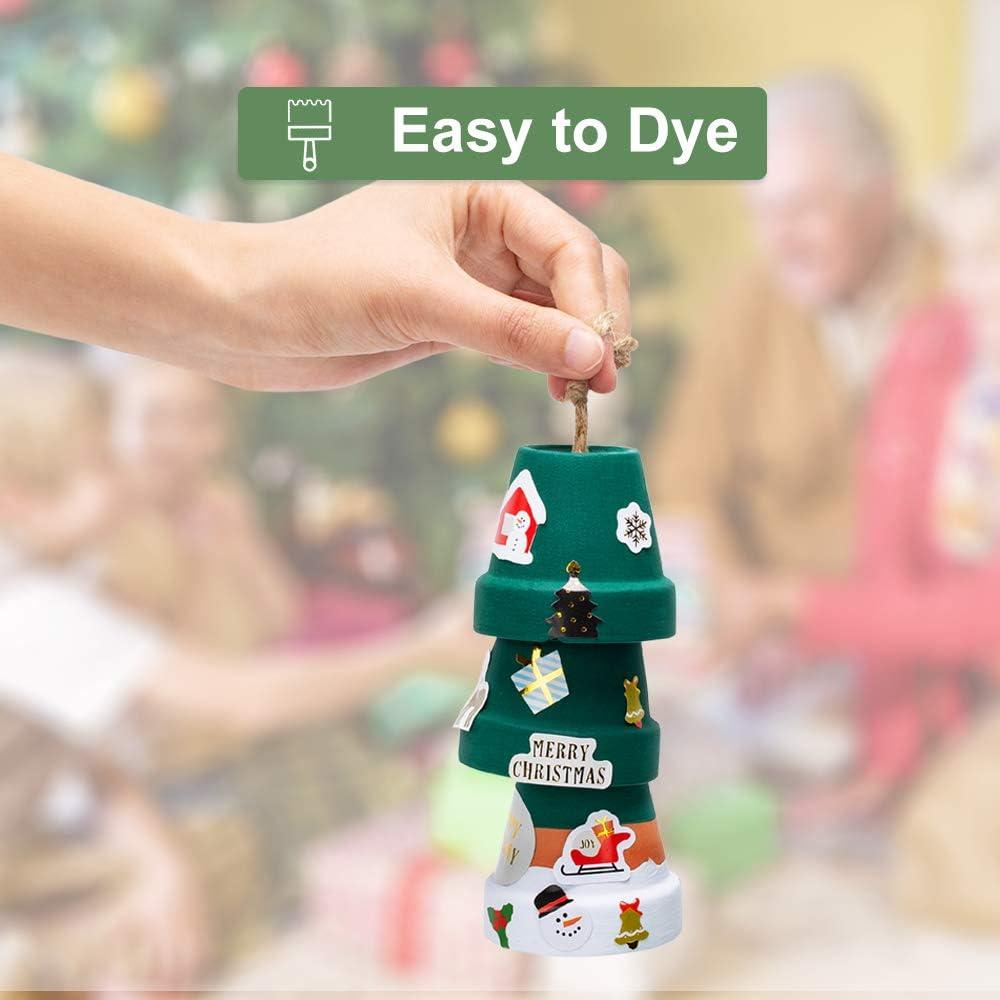 32 Macetas de Terracota 5.08 cm Becory con Drenaje para Suculentas