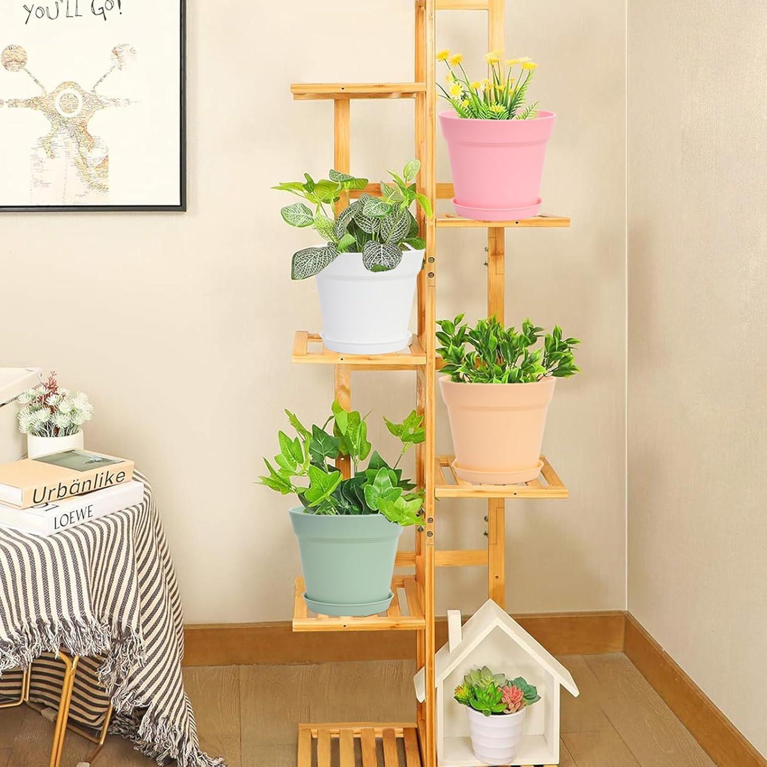 GARDIFE Paquete de 20 macetas redondas de 10 cm para interior