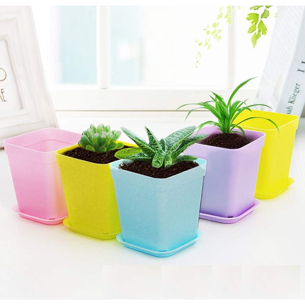 Macetas de Plástico Anyumocz 24 Piezas 7.69cm para Jardín