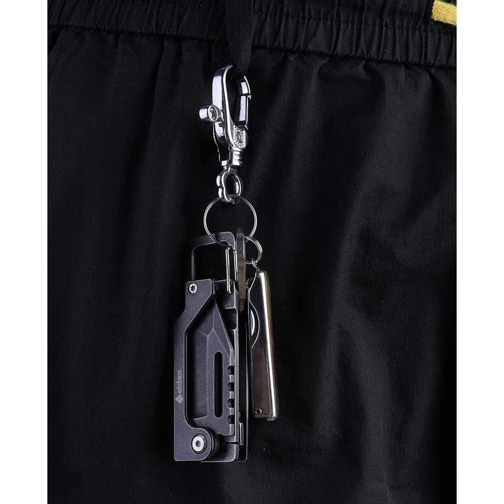 Cuchillo de Llavero EDCfans 8 en 1 Acero Inoxidable