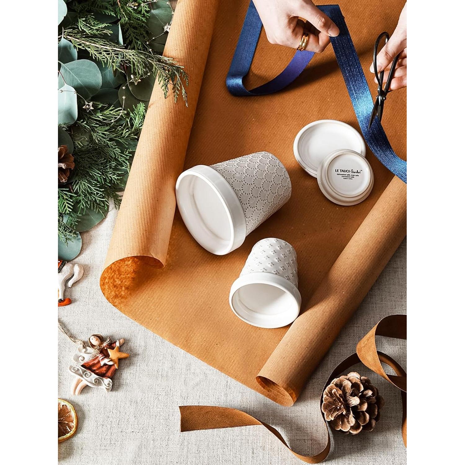 Macetas Cerámicas para Suculentas LE TAUCI - Set de 4, 7.6 cm