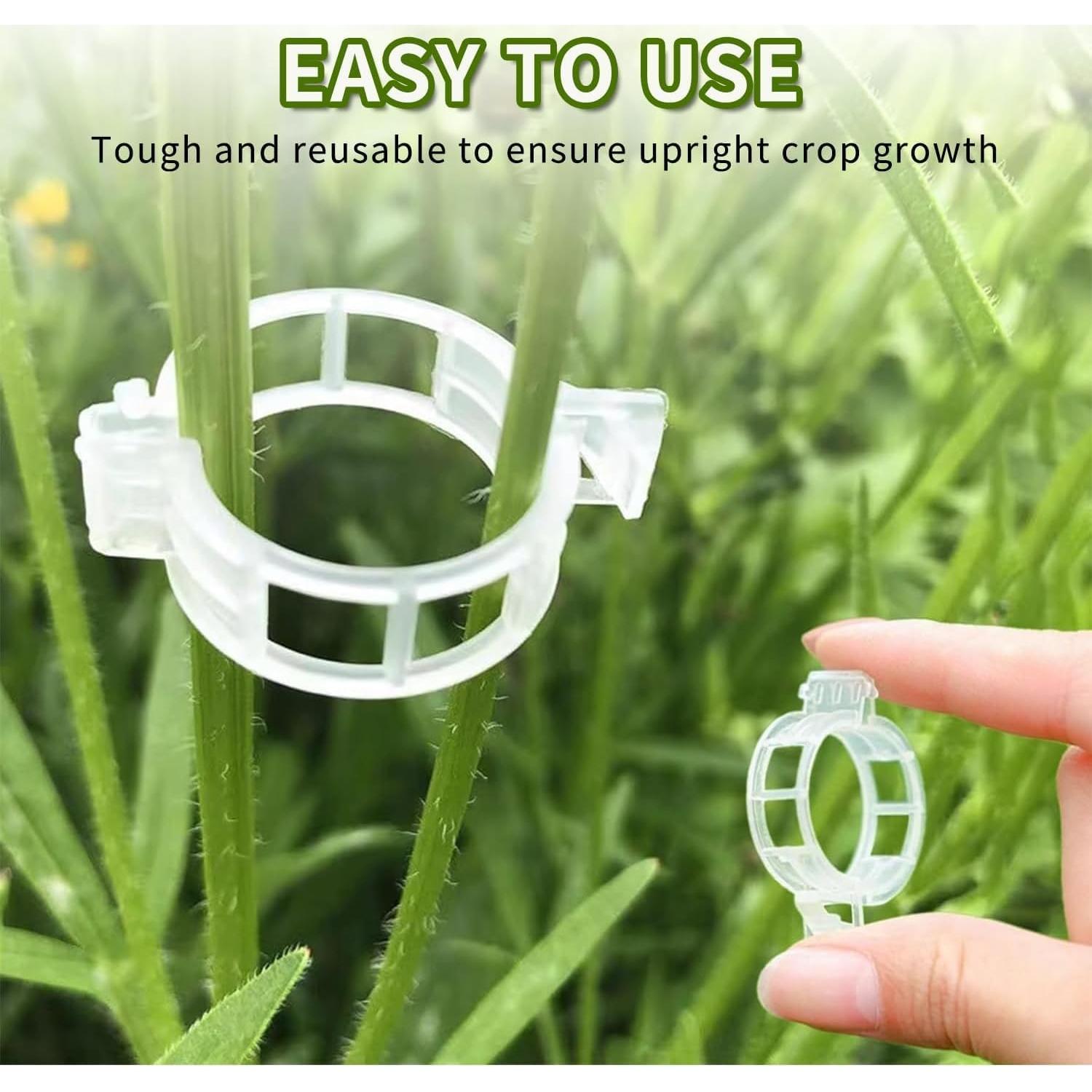 Clips de Jardín Reutilizables AOEMSMEISN para Plantas Trepadoras - 100 Piezas