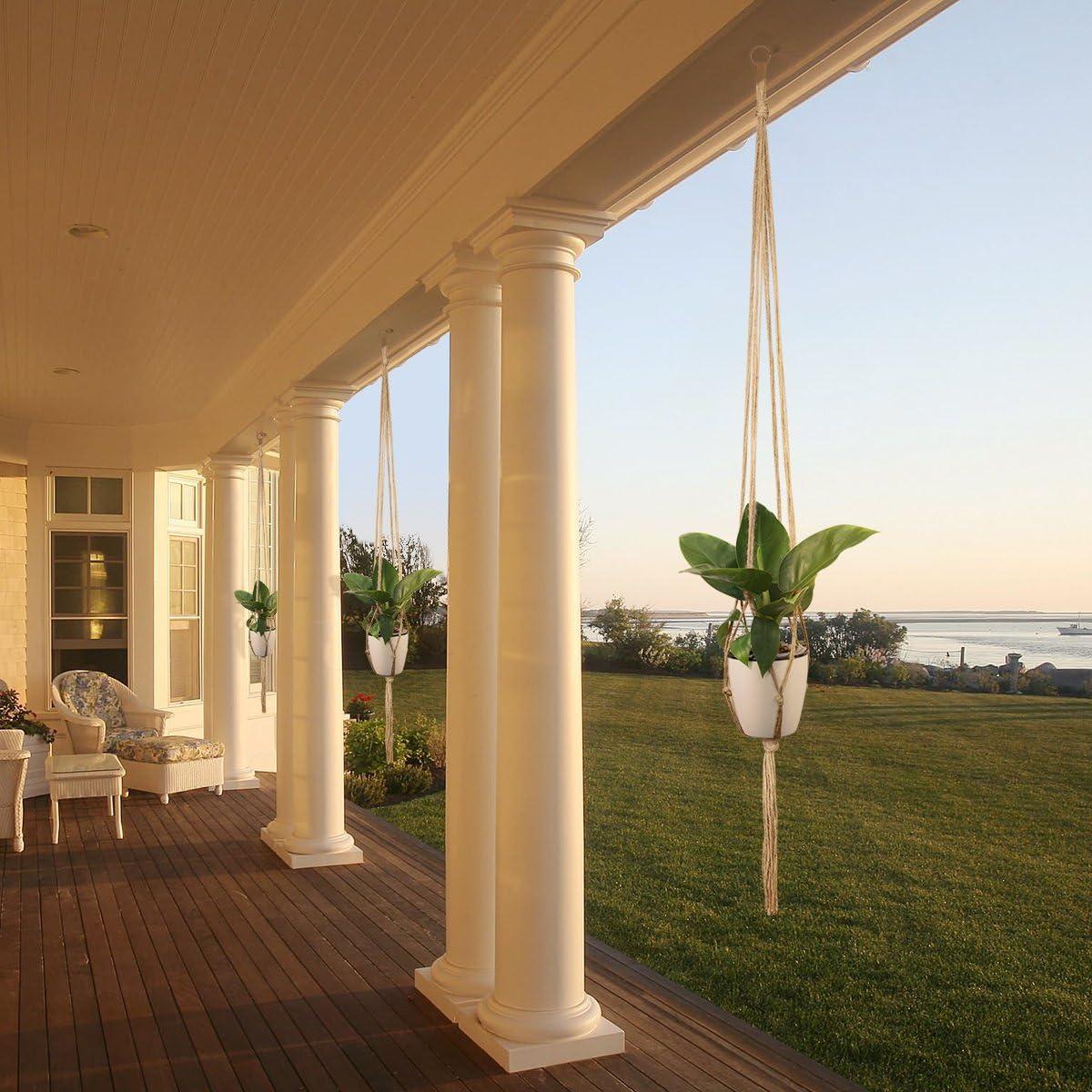 Soportes para Plantas de Macramé Petutu - 6 PCS, 3 Tamaños